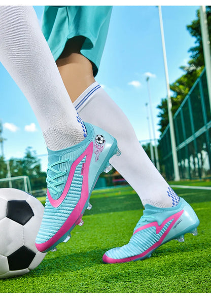 Nuove scarpe da calcio professionali da uomo, alta qualità, scarpe da soccer rapide, tacchetti society, scarpe professionali per campo da calcio, sneaker basse