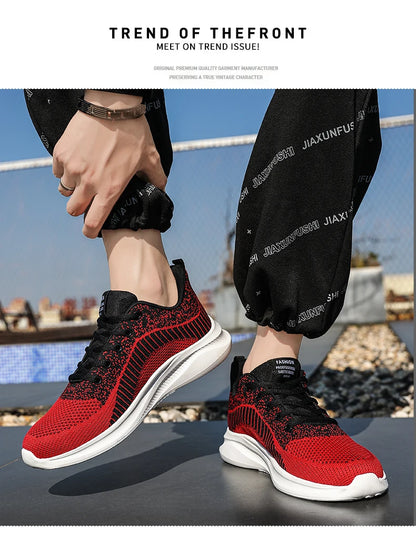 Leather Men Shoes Sneakers Trend Casual Shoe Italian Breathable Leisure Male Sneakers Non-slip Footwear Men Vulcanized Shoes