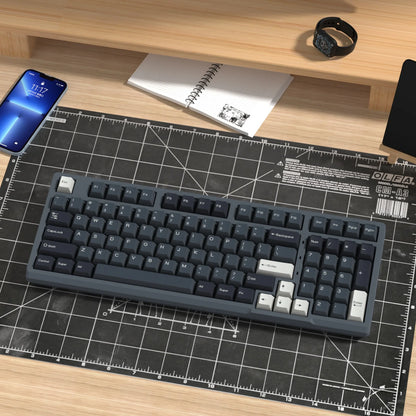 KBDiy 174 Teclas/Conjunto PBT GMK Apollo Keycap Double Shot Minimalista ISO Perfil Cherry para Teclado Mecânico Gaming Keycaps para MX
