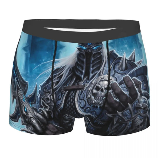 World of Warcraft Arthas-King Underpants Cotton Panties Male Underwear Sexy Shorts Boxer Briefs