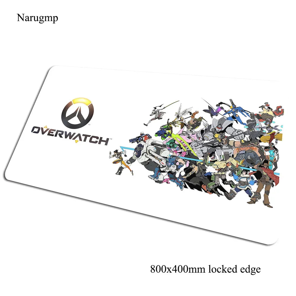 Overwatch Mauspad 80x40cm Gaming-Mauspad Halloween-Geschenk großes Mauspad Gamer-Computertischmatte Notebook-Mousemat PC