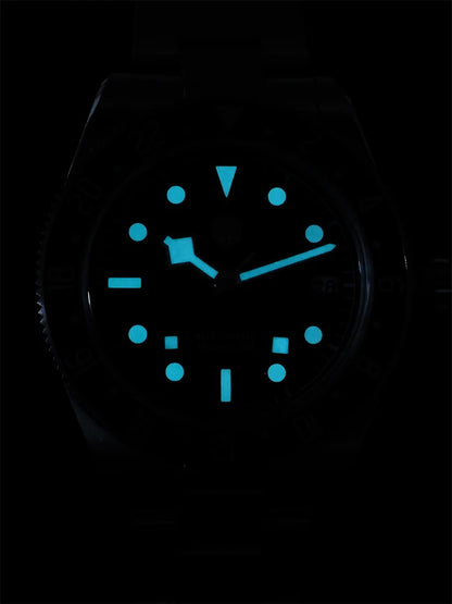 San Martin 39mm NH34 GMT Men Luxury Watch Bidirectional Aluminum Bezel Automatic Mechanical Sapphire 100M Waterproof  SN0109