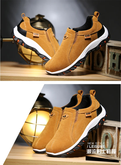 Men's Fashionable Casual Sports Shoes, Outdoor Walking and Hiking Shoes, Loafers, Comfortable Shoes, Lightweight, Plus Size38-50
