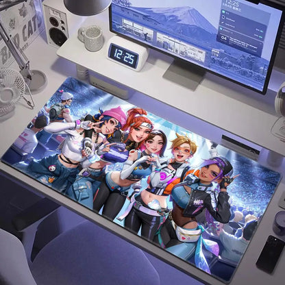 Sexy Anime-Girls Gaming-Mauspad HYBXAXC Laptop Büro Gummi Weiche Tischmatte XXL Groß Computer Overwatch Spiel Tastatur-Teppich