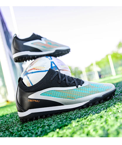 New Men's Football Boots Outdoor Cleats Breathable Adult Non-Slip Soccer Shoes Sport Long Spikes Training Boys Match Comfortable