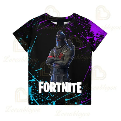 Battle Royale T-shirt Fortnite Victory T Shirt Kids Tops Girls Boys Clothes Harajuku Tees Children 3D 2025 NEW DESIGN
