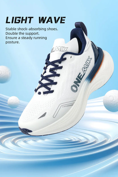 ONEMIX Nuove scarpe da corsa a forma di cuscino per donna e uomo, leggere, alla moda, da esterno, sneakers da strada, scarpe sportive da allenamento, jogging e fitness