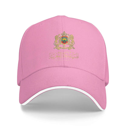 Gorra de béisbol con mapa y bandera de Marruecos, modelo Y2K, gorra tipo «trucker» veraniega para hombre y mujer, ideal para caza y acampada