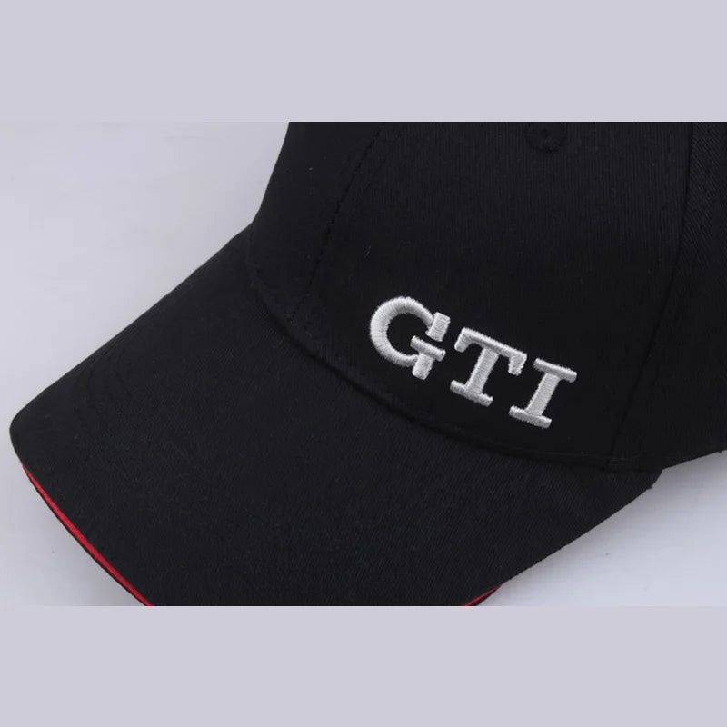 New Letter Men's And Women's Racing Hat Car Golf GTI Baseball Cap Sports And Leisure Hat Outdoor Camping Beach Sun Hat B185