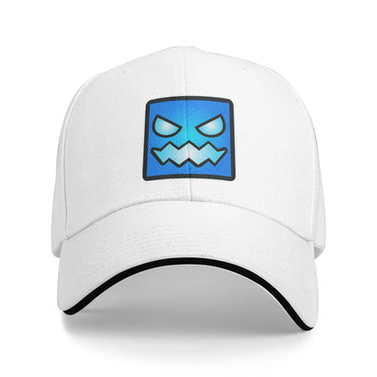 Geometry Cube Gaming Dash -baseball-lippalakki Hip Hop Sandwich -hatut Unisex-säädettävä Dad Hat -urheilulippalakki