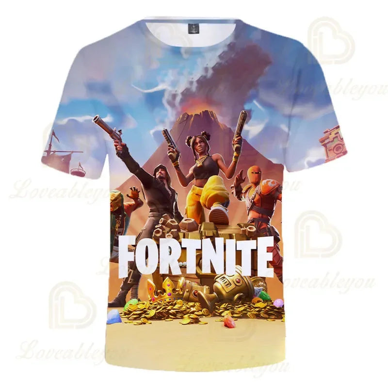 Sweatshirt 3D Fortnite Victory Battle Royale para criança, menino e menina, roupa infantil, tops e T-shirt de herói para adolescentes