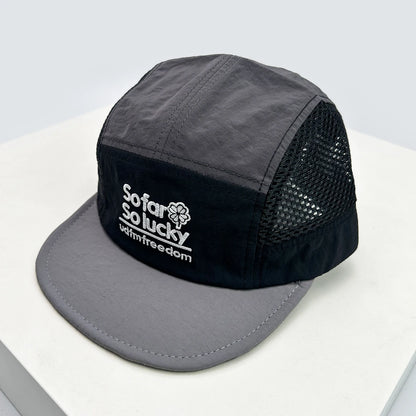 Unisex-baseballkepsar med platt skärm och broderade bokstäver, andningsbara, koreanska solskyddskepsar, snabbtorkande kepsar med skärm, mångsidiga insatser