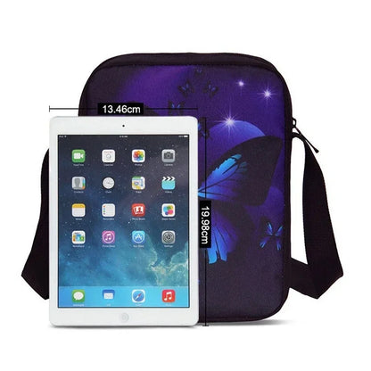 Mala de ombro tipo messenger infantil com estampado FortniteS, clássico dos jogos populares, para rapazes e raparigas, mala casual, bolsa para telemóvel e saco de compras para homem e mulher