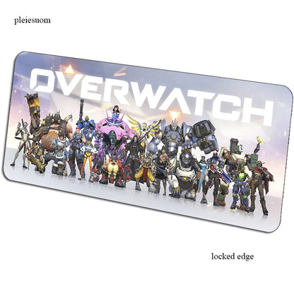 Tapete de rato gaming Overwatch com impressão HD, 900x400x3mm, para PC e secretária, tapete gamer para computador portátil e desktop