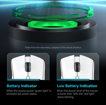 Attack Shark R1 Lekka bezprzewodowa mysz gamingowa Bluetooth 2.4G PAW3311 18000DPI ergonomiczna mysz z makrami