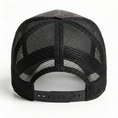 Șapcă de baseball din plasă de vară pentru femei și bărbați, șapcă din piele de căprioară uni, cu patch și închidere snapback, casual, respirabilă, unisex, de stradă, hip-hop, șepci de camionagiu