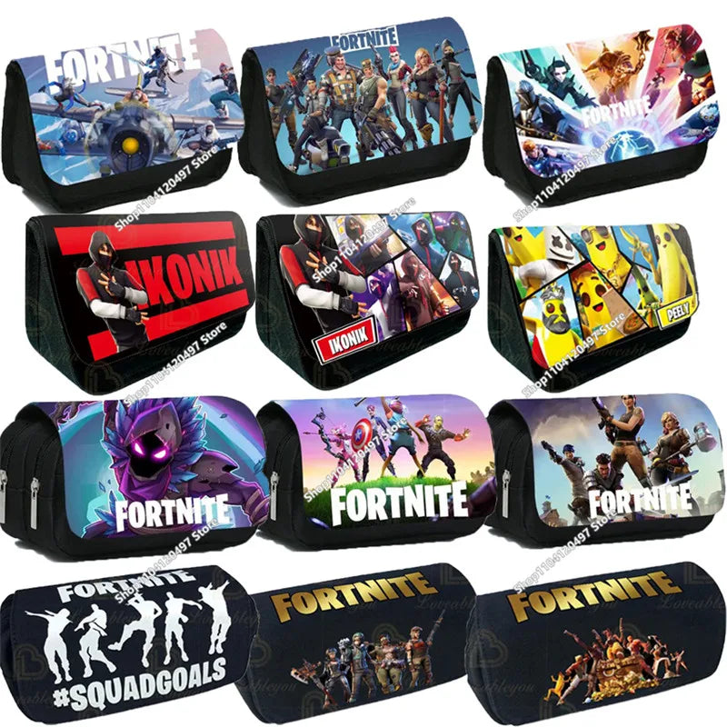 Shooting-Game-Federmäppchen FORTNITED für Jungen, große Kapazität, wasserdichtes Stifteetui, Büro-Schreibwaren, Geschenkspielzeug