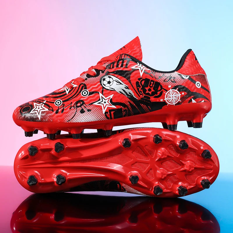 New Men’s Soccer Shoes Boys Original Football Shoes TF/AG Indoor Professional Football Field Boots Society Cleats Sneakers Non-Slip