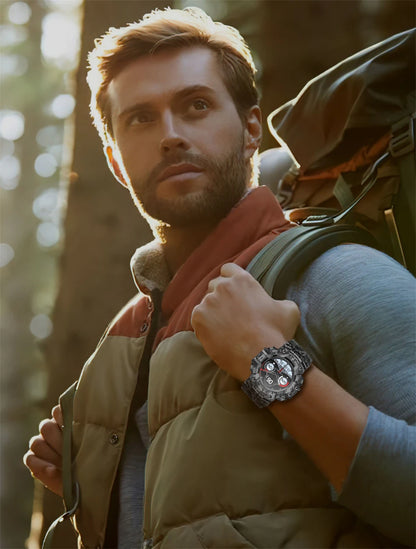 New Military Sports Smart Watch Men 100+ Sports Outdoor Fitness Compass Heart rate BT Call Waterproof Smartwatch For iOS Android