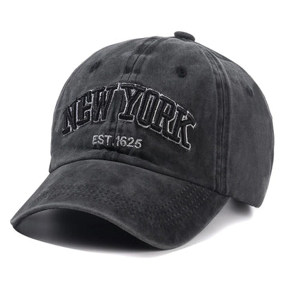 Gorra de algodón lavado York para hombre y mujer: gorras, gorras snapback, gorras de béisbol, protección solar, casquette, gorra «dad hat», gorra para actividades al aire libre
