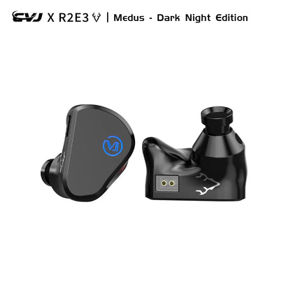 CVJ X R2E3 Medusa Dynamic Driver In-Ear Earphone Dual Layer Acoustic Design Venting System Perfect for Audiophiles Unleash