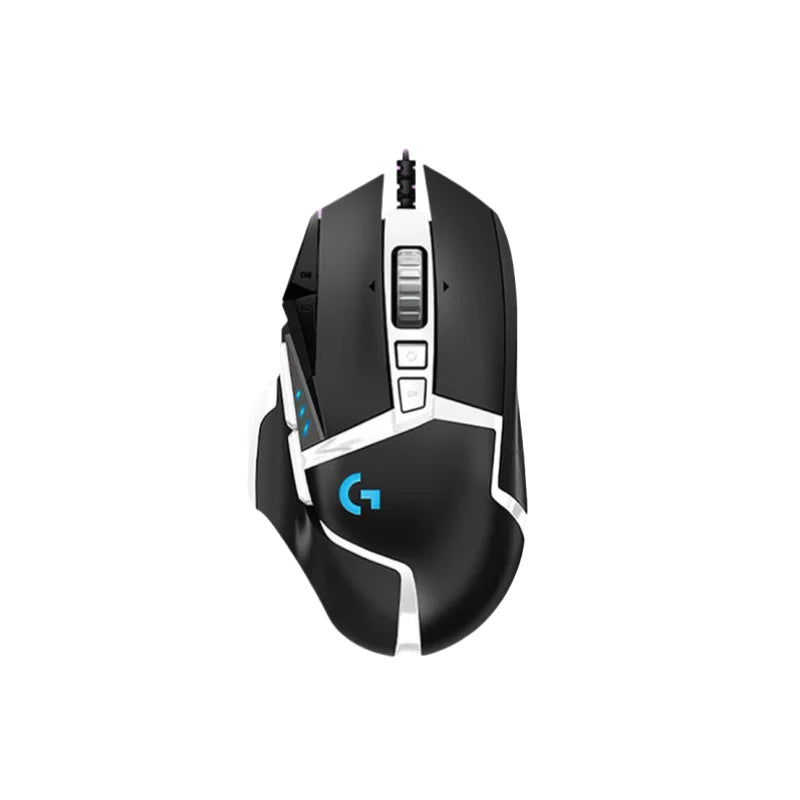 Logitech G502 HERO kablet gamingmus til e-sport, PUBG, mekanisk mus med RGB-lys, justerbar vægt og programmerbare makroer