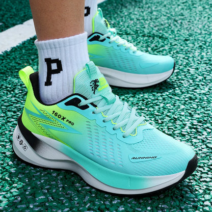 Running Shoes Speciality Marathon Men Sports Breathable Lightweight Carbon Board Women's Comfortable Athletic Nonskid Sneakers