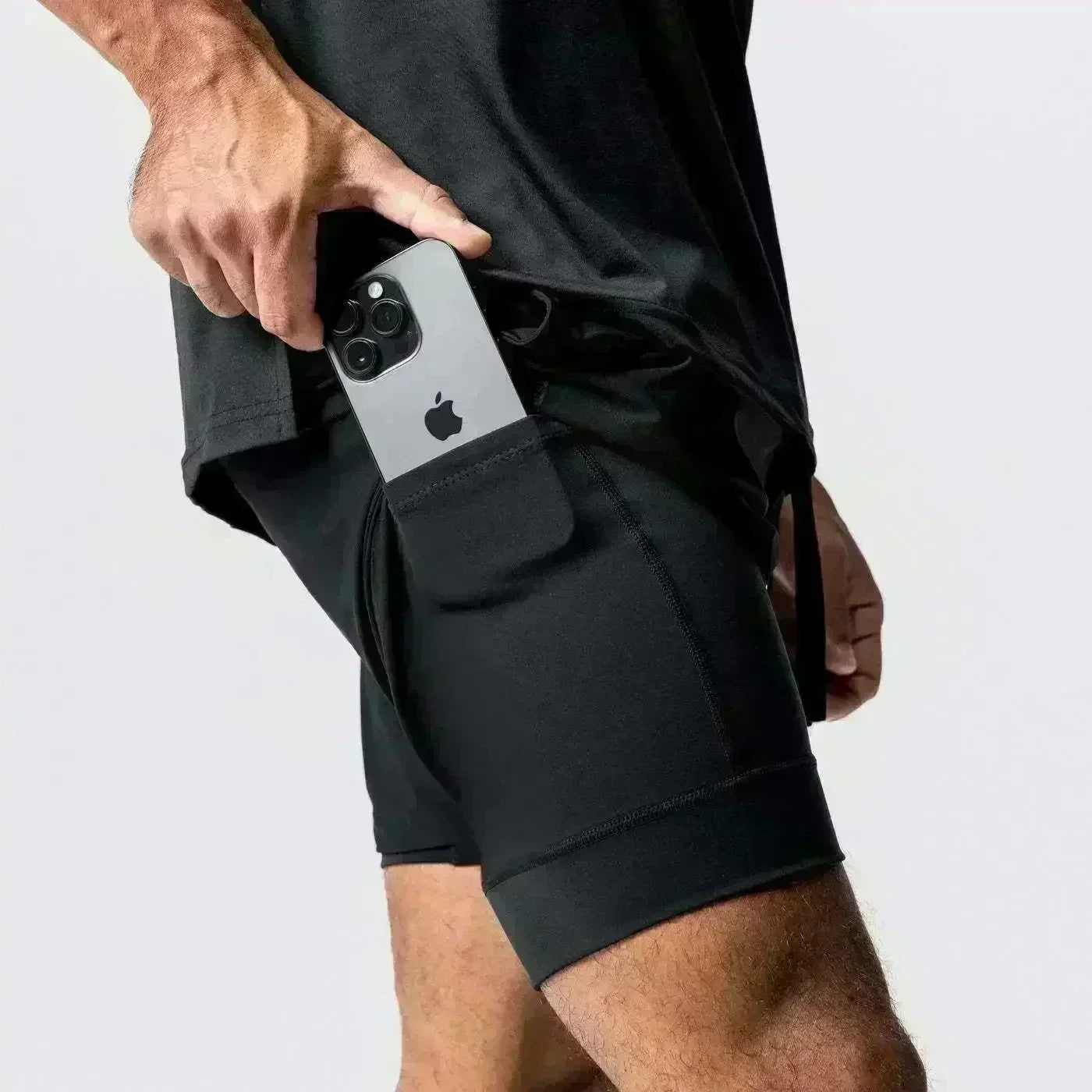 Dragon Ball Son Goku Summer Men's Bot Fitness 2025 Double-Layer Replica Two-Piece Loose-Fit Training Running Shorts Casual Pants