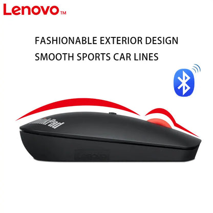 Lenovo ThinkPad Wireless Mouse 4Y50X88822 Dual Bluetooth Office Mouse Laser Mouse Black Ergonomic Laptop Mouse
