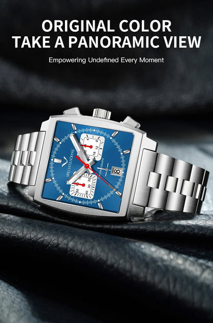 Specht & Söhne New Hot Watches Men Luxury Brand Male Japan VK64 Chronograph Trendy Sport Wristwatch Waterproof