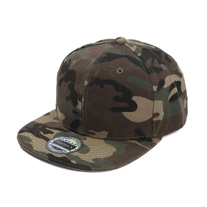 Custom Print Embroidery Logo Flat-brimmed baseball cap Unisex Outdoor Hat Hip Hop Dad Hat Gorras Hombre Street Snapback Hat