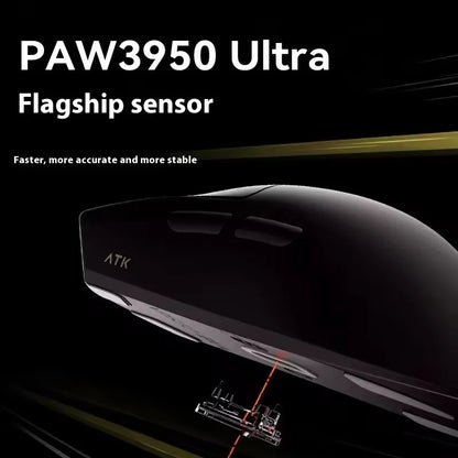ATK X1 Series Wireless Bluetooth Mouse Paw3950/Ultra 8k Lightweight 49g Three Mode Mouse FPS Gamer Mouse Custom Gift