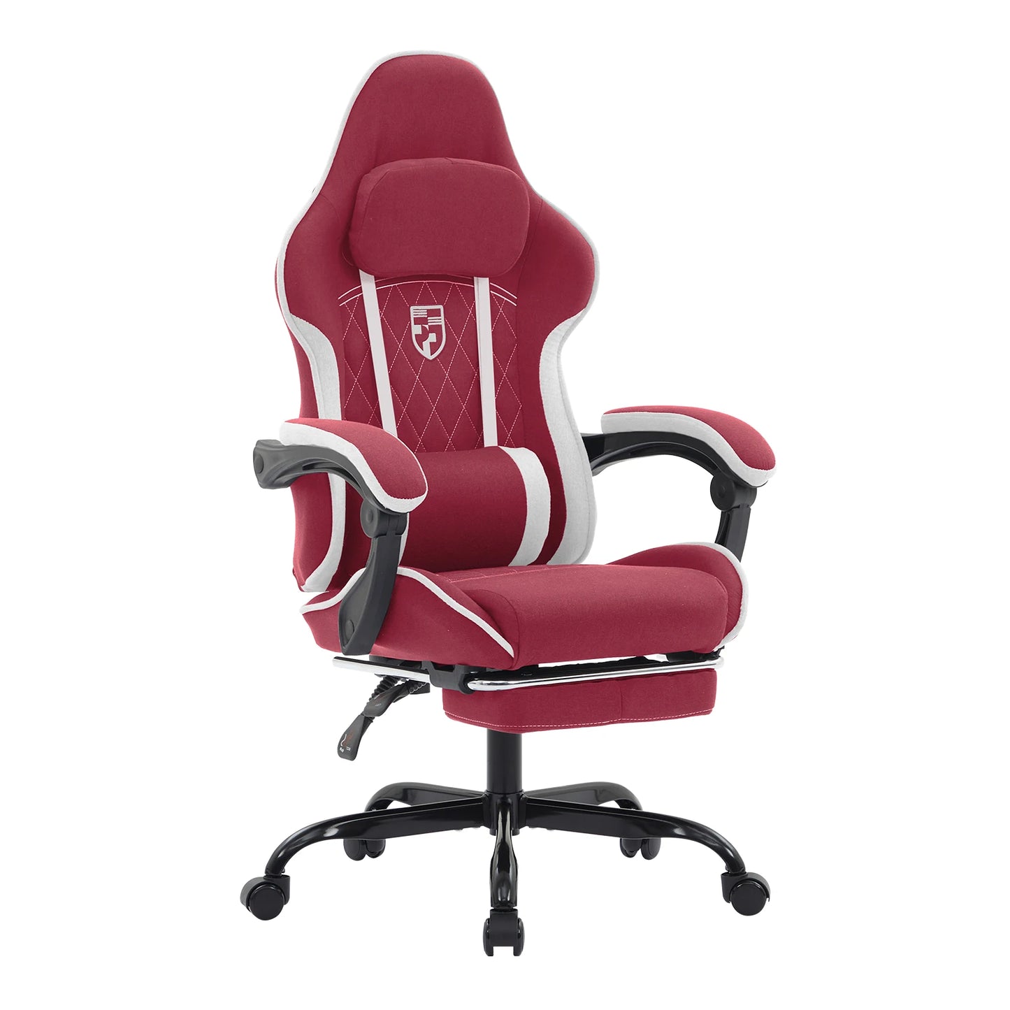 Gaming Chair with Footrest Gamer Chairs Ergonomic with Lumbar Cushion Headrest Gaming Chair Height Adjustable Computer Chair