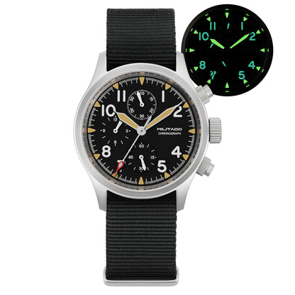 Militado VK61 VK67 Quarz-Chronographenuhr 39mm 316L-Edelstahlgehäuse 3 Zifferblätter wasserdicht 100M Multifunktions-Militäruhr