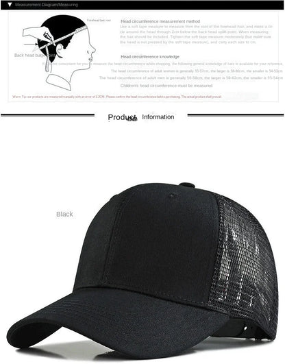Oversize Large Mesh Trucker Hat Big Head CAPS for Men XXL Baseball Cap Breathable Dad Hat 58-60cm 60-65cm