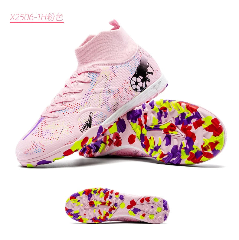Scarpe da calcio professionali da uomo, scarpe da calcetto con tacchetti, sneakers da calcio ultraleggere per allenamento e sport all’aperto