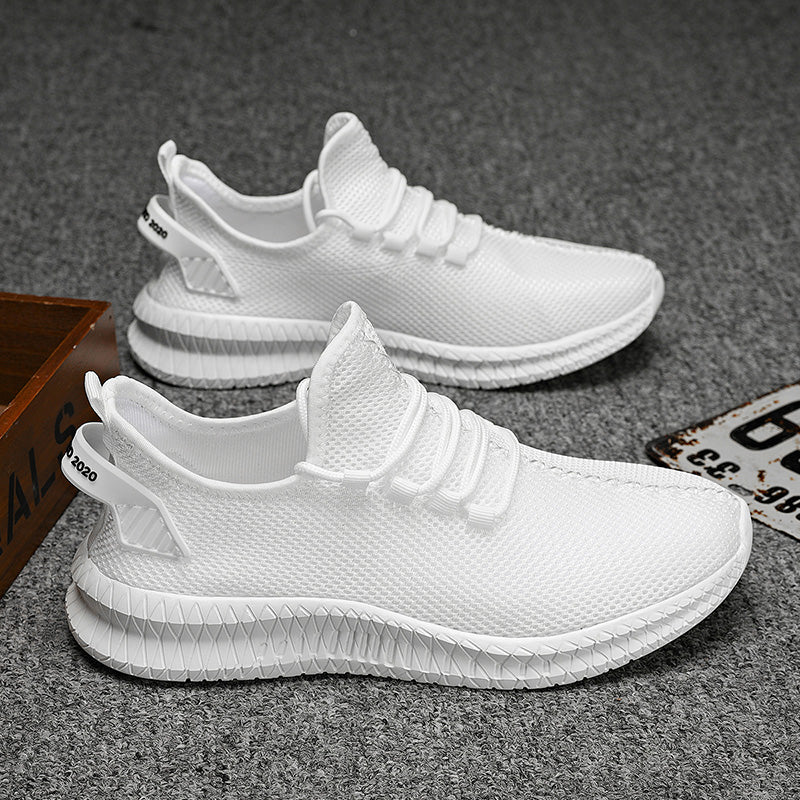 Breathable Men's Running Shoes Fashion Platform Men Casual Shoes Lightweight Women Vulcanized Shoes Flexible Anti-slip Sneakers