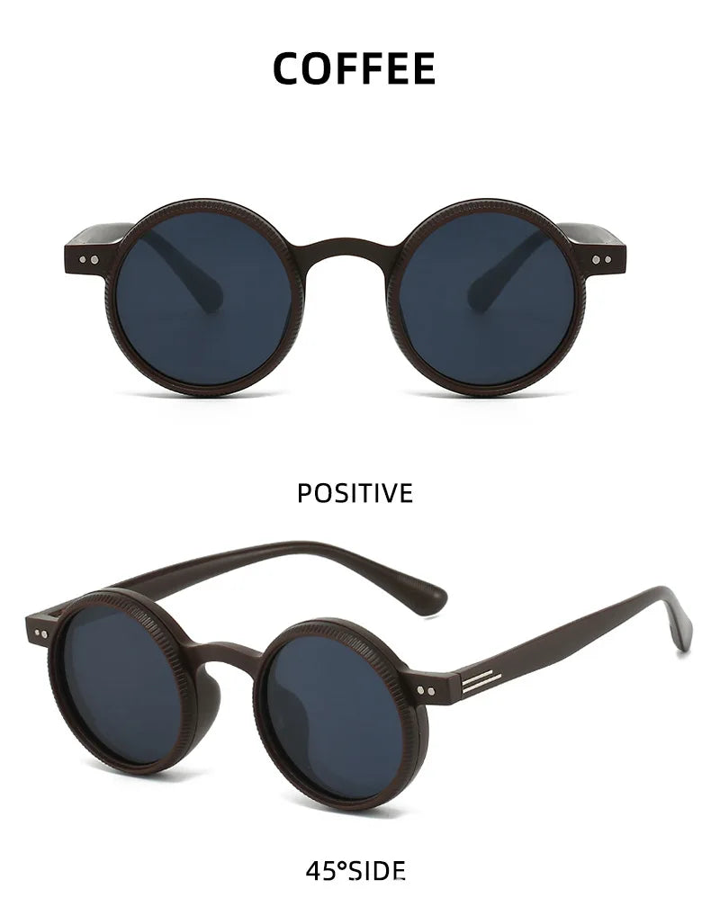 360° Rotating Adjustable Sunglasses Round Frame Polarized Sunglasses Outdoor UV Resistant Sunglasses Protective Glasses