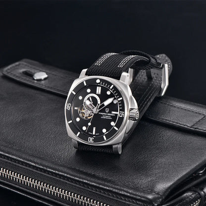 PAGANI DESIGN 2026 Original 43MM Men's Automatic Mechanical Watch NH39 200M Waterproof AR Sapphire Mirror Watches For Men