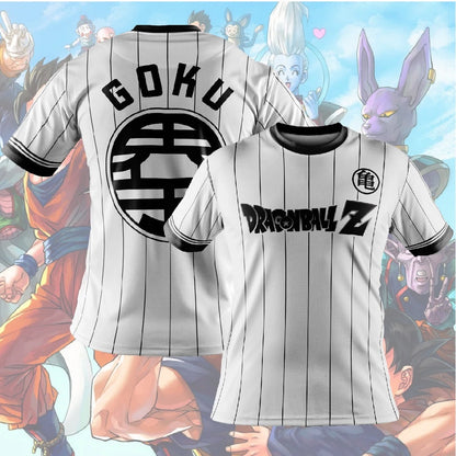 Cartoon Anime 7 Dragon Ball T-shirt for Children and Boys Cartoon T-shirt Short Sleeved Summer Men's Top Short Sleeved T-shirt