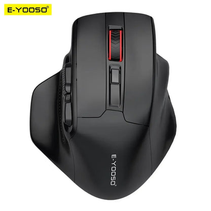 Mouse gaming E-YOOSO X-31 Pro USB, mare, cu suport Bluetooth 2.4G Wireless, PAW3212, 4800 DPI, pentru gameri, computer, laptop și PC