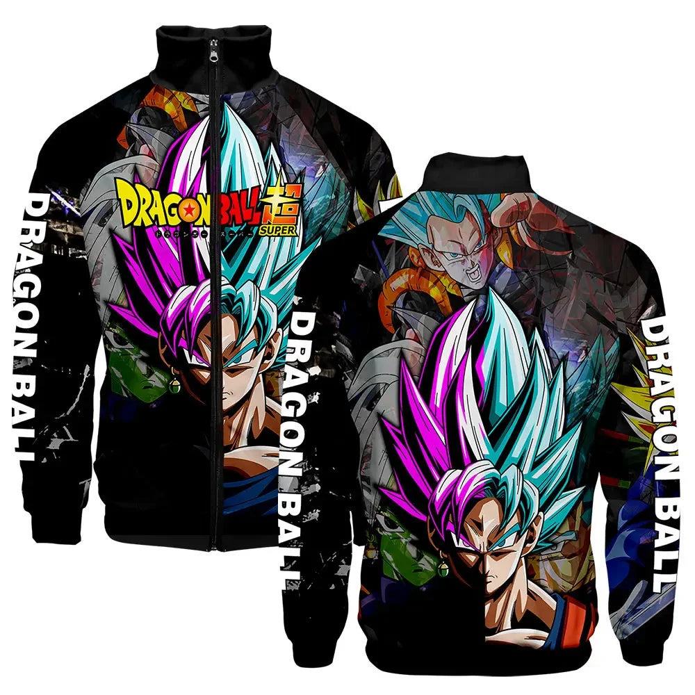 Dragon Ball 3D Print Zipper Hoodie Cool Fashion Men/Women/Kids Long Sleeve Hoodies Sweatshirt Casual Cosplay Jacket Clothes