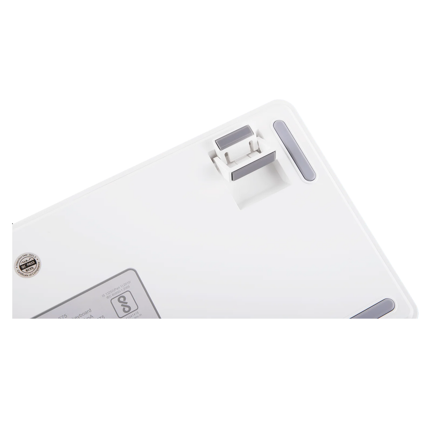 Teclado mecânico sem fios EPOMAKER x AULA F75 ISO-DE com conectividade tri-modo, layout alemão QWERTZ e bateria de 4000 mAh