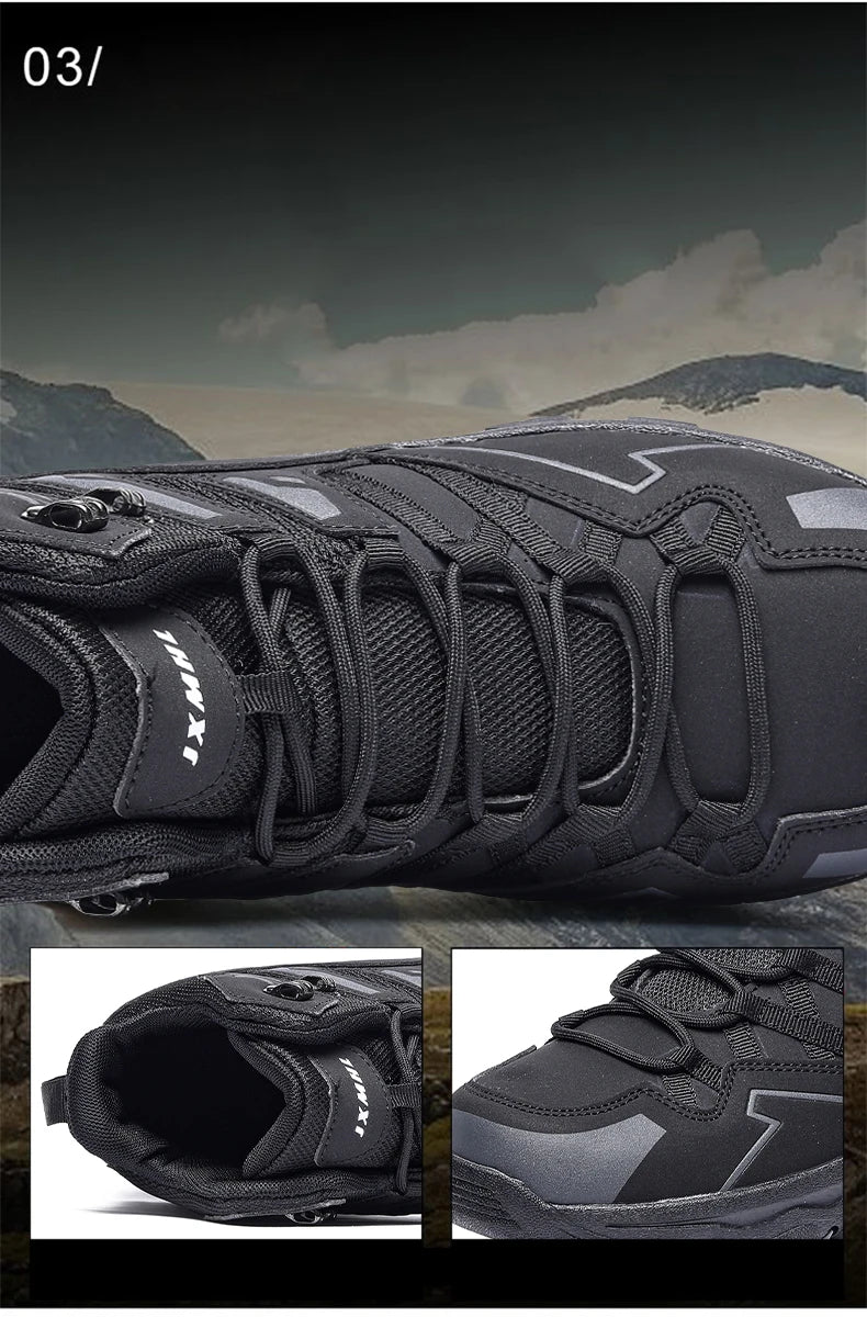 Sapatos de caminhada unissexo, sapatos desportivos para caminhadas ao ar livre, botas de campismo, sapatos impermeáveis de caminhada para senhora, sapatos de caminhada antiderrapantes