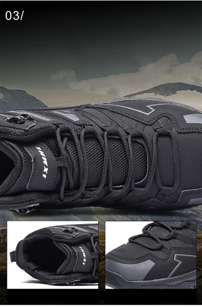 Sapatos de caminhada unissexo, sapatos desportivos para caminhadas ao ar livre, botas de campismo, sapatos impermeáveis de caminhada para senhora, sapatos de caminhada antiderrapantes