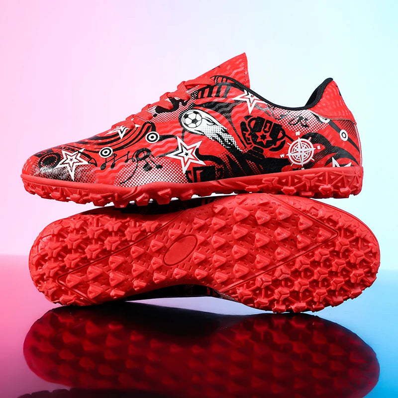 New Men’s Soccer Shoes Boys Original Football Shoes TF/AG Indoor Professional Football Field Boots Society Cleats Sneakers Non-Slip
