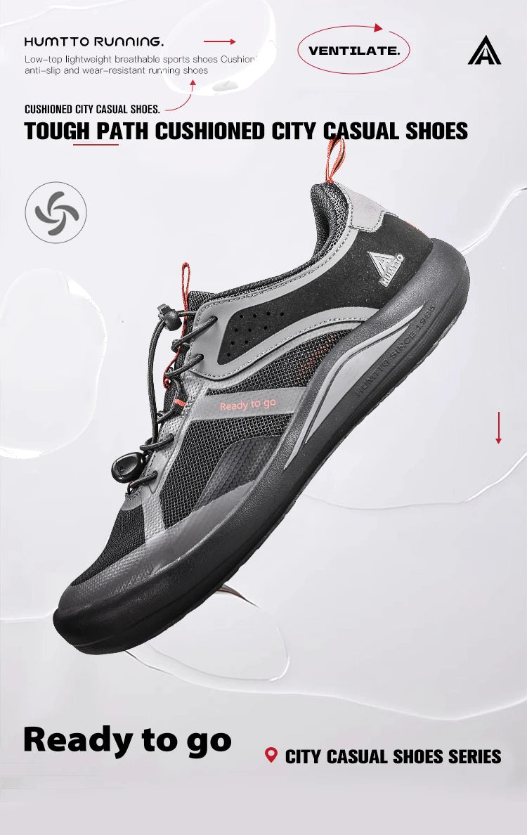 HUMTTO Breathable Walking Shoes for Men Luxury Casual Men's Sneakers Designer Sports Jogging Running Trainers Summer Men's Sneakers