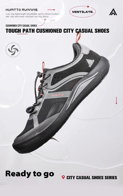 HUMTTO Breathable Walking Shoes for Men Luxury Casual Men's Sneakers Designer Sports Jogging Running Trainers Summer Men's Sneakers