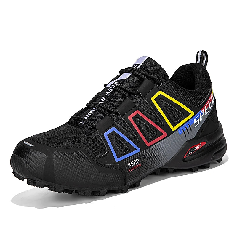 Men Waterproof Hiking Shoes Non-Slip Hunting Boots Outdoor Tactical Training Sports Shoes Men Walking Hiking Travel Shoes