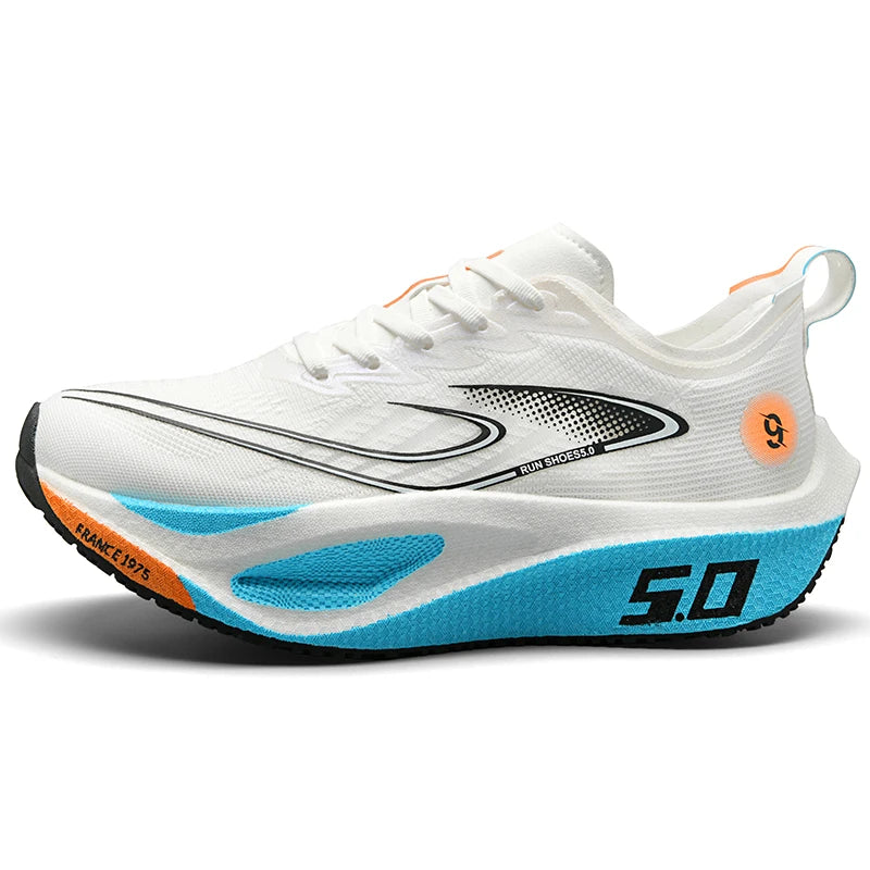 Men's Sports Shoes Cushioning Non-Slip Flat Wear Resistant Sneakers Mesh Breathable Platform Soft Running Shoes for Man